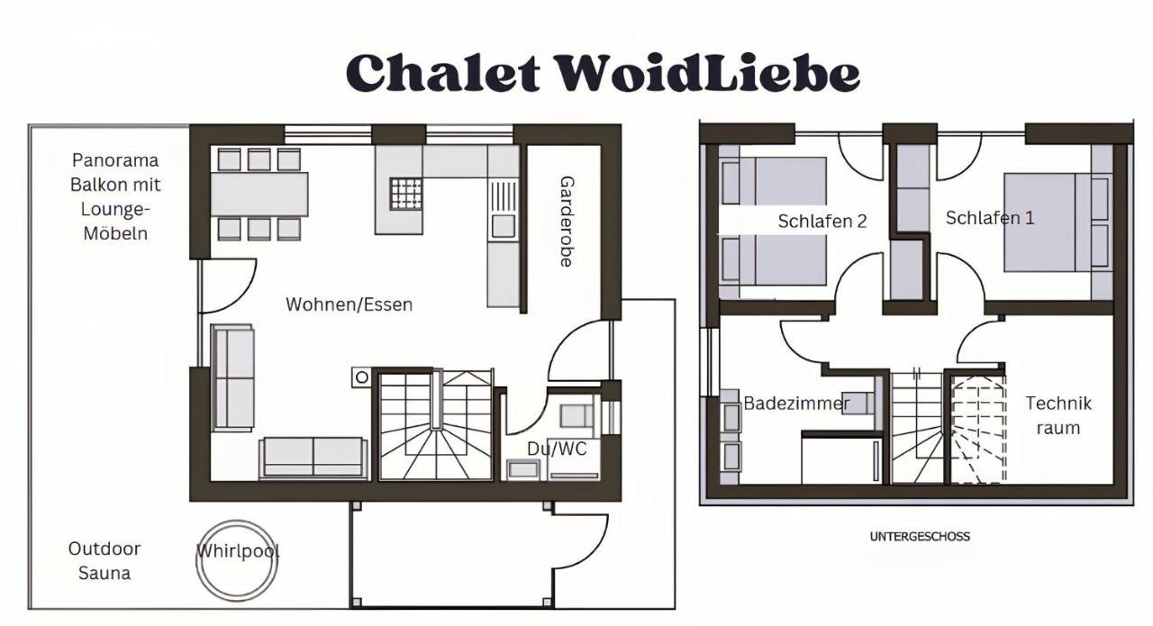 Chalets Woid_Liebe&Glueck Bodenmais Bilik gambar