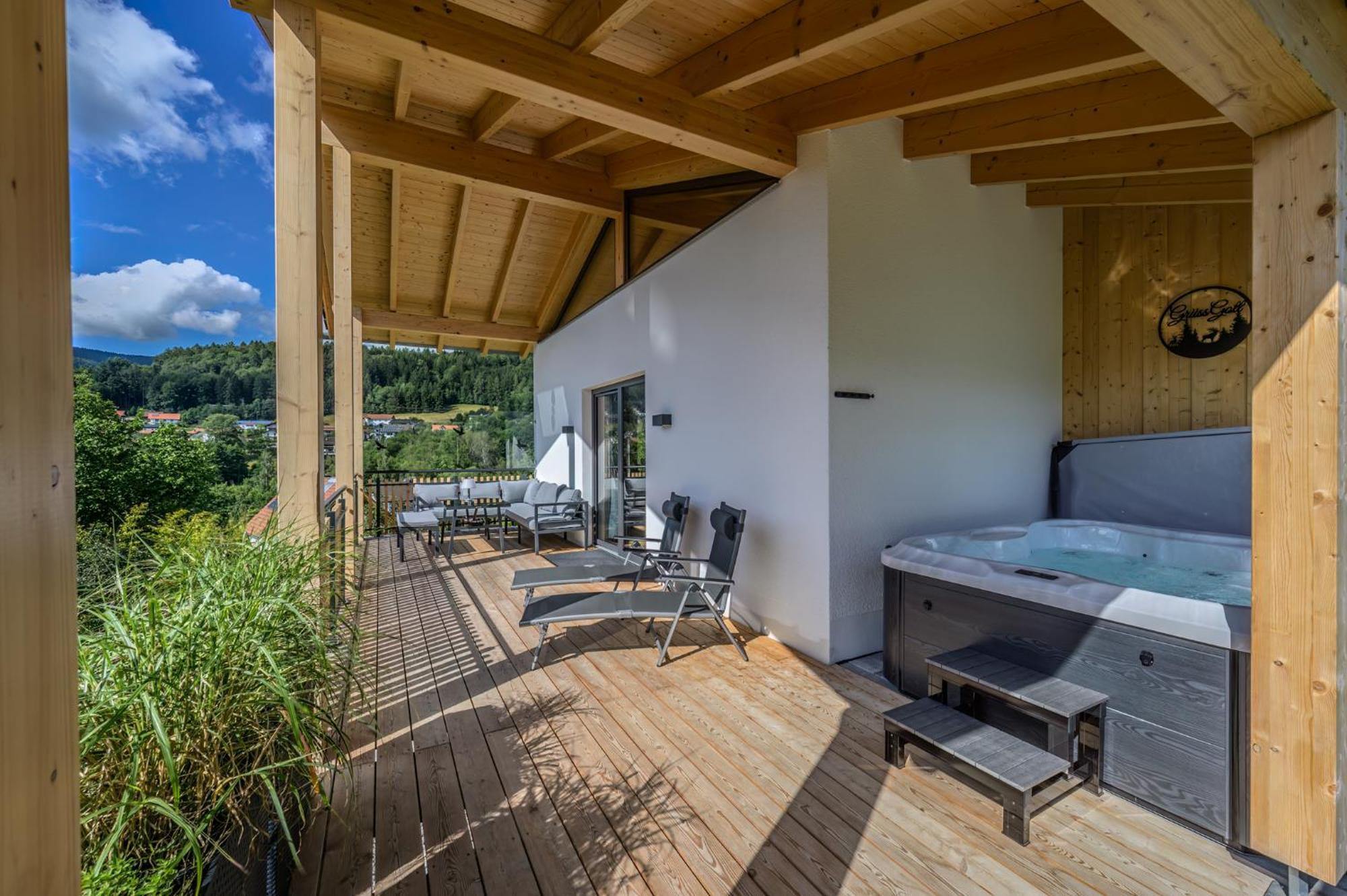 Chalets Woid_Liebe&Glueck Bodenmais Luaran gambar